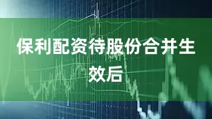 保利配资　　待股份合并生效后